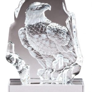 Sculpted crystal eagle award - CRY235