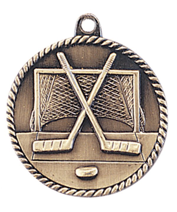 2 inch high relief bronze medal - HR700G