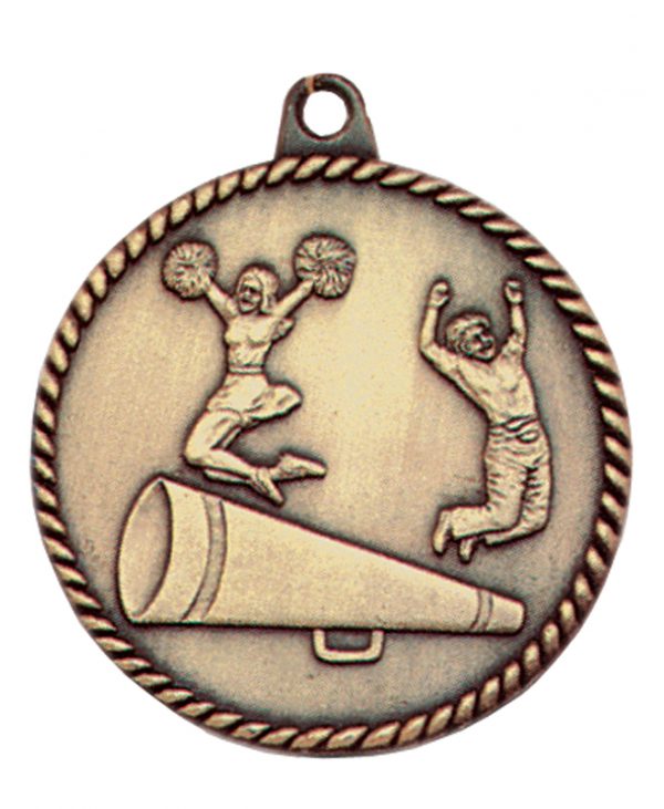 2 inch high relief bronze medal - HR700G