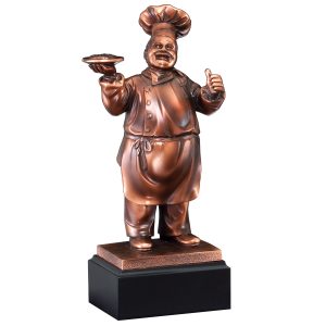 11 inch chef sculpture - RFB066