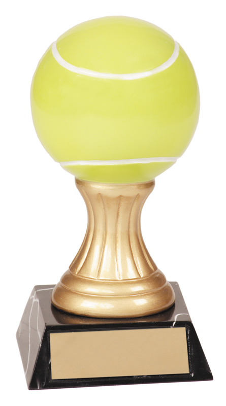 Gold pedestal resin award - JDS101