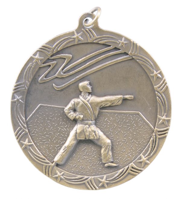 2.5 inch bronze shooting star medal - ST58B
