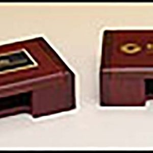 Rosewood finished business card box