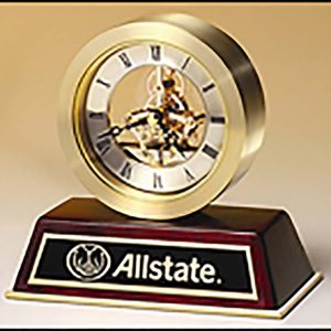 Skeleton clock on rosewood piano-finished clock