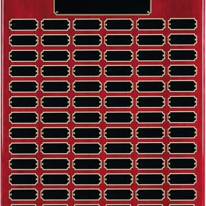 18'' x 24'' rosewood piano finished perpetual plaque with 84 plates