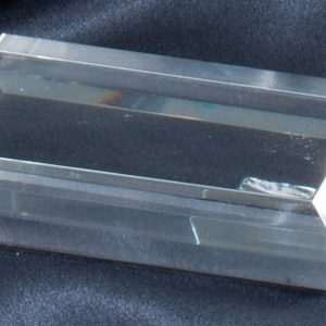 4'' x 2.5'' rectangular crystal paperweight