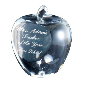 3.25 inch crystal apple