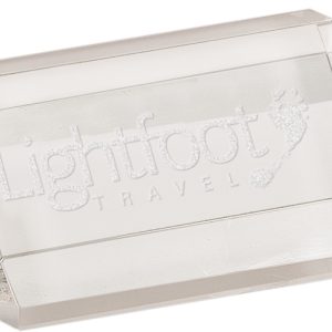 4'' x 2.75'' crystal paperweight