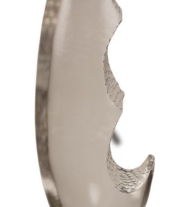 12.25 inch crystal wave award on black base