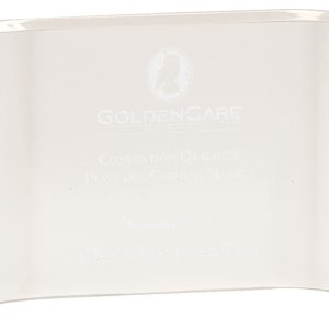 Acrylic crescent award