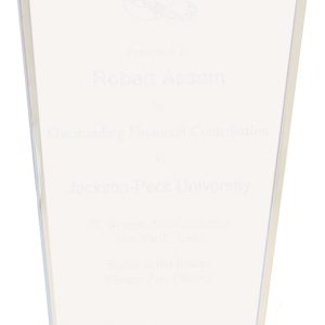 Blue arch impress acrylic award