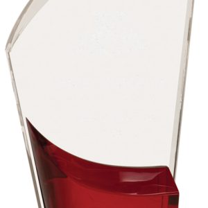 Ruby lunar acrylic award