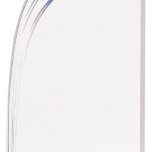 Blue acrylic wave award