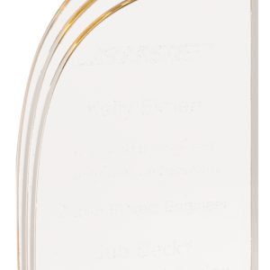 Gold acrylic wave award