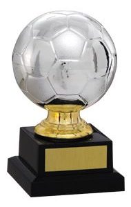 5 inch trophy with soccer ball
