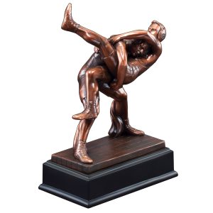 10 inch wrestling sculpture award