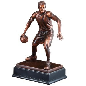 14.5 inch basketball player sculpture