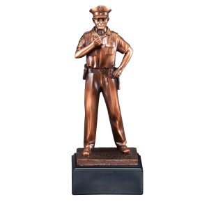12 inch police sculpture