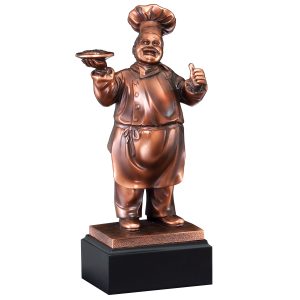 11 inch chef sculpture