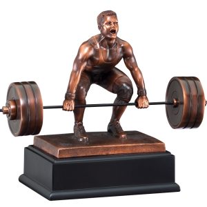 10 inch deadlift weightlifting sculpture