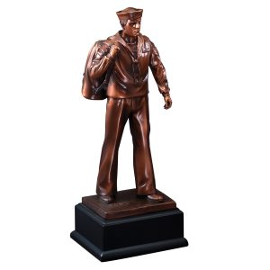 11.5 inch American navy sculpture