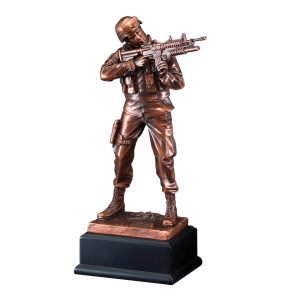 11.5 inch American army hero sculpture