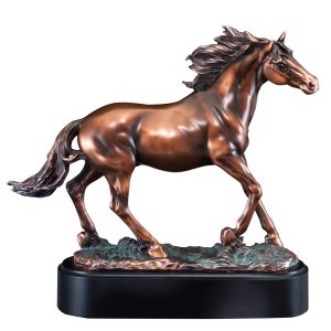 12.5 inch stallion sculpture