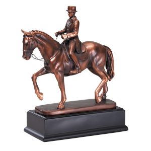 10.5 inch male dressage sculpture