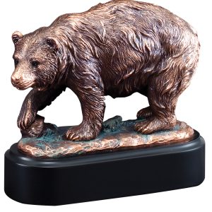 6'' x 7'' bear sculpture