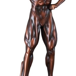 Female body builder sculpture