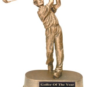 8.75 inch male golf resin award