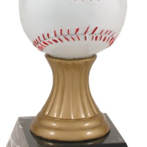 Gold pedestal resin award