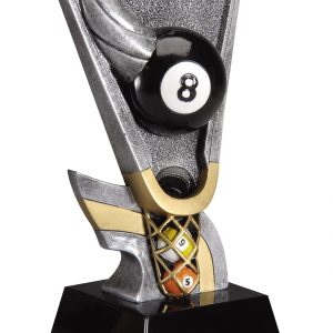 7 inch motion extreme billiards/pool resin award