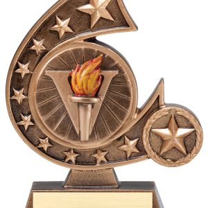 5.75 inch comet resin award