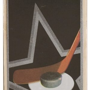 2 inch hockey star dog tag