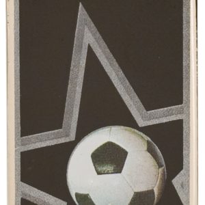 2 inch soccer star dog tag