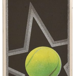 2 inch tennis star dog tag