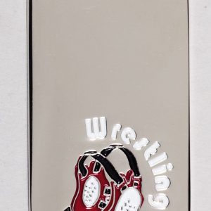 2 inch chrome wrestling dog tag
