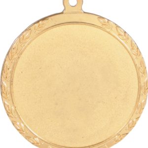 2.5 inch wreath medallion with custom print insert