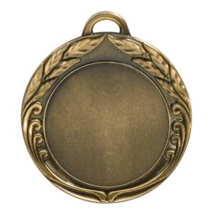 2.75 inch wreath medallion with custom print insert