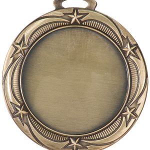 2.75 inch star medallion with custom print insert